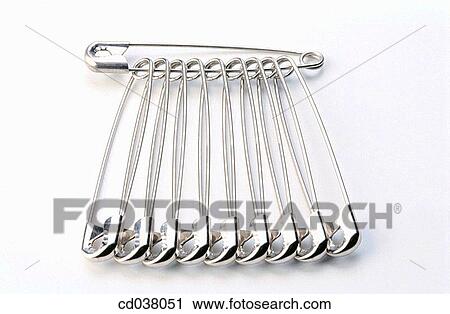 Safety pins View Large Photo Image Stock Image - Safety pins. Fotosearch