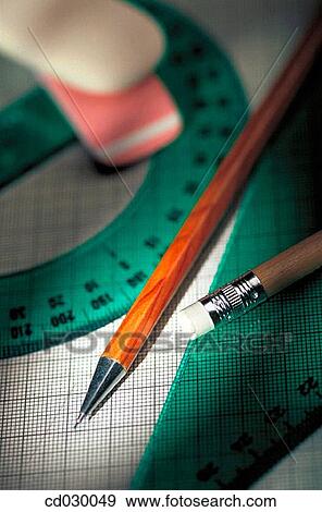 School supplies View Large Photo Image Stock Photo - School supplies. Fotosearch