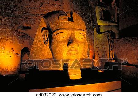 State of Ramses II. Luxor (ancient egyptian city of Thebes). East Bank of the Nile View Large Photo Image Stock Image - State of Ramses II. Luxor (ancient egyptian city of Thebes). East Bank of the Nile. Fotosearch