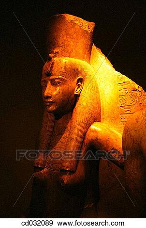 Stock Photo - Statue. Luxor Museum. Luxor (ancient egyptian city of Thebes).. Fotosearch