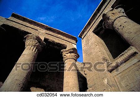 Temple of Horus. Edfu. Aswan View Large Photo Image Picture - Temple of Horus. Edfu. Aswan. Fotosearch