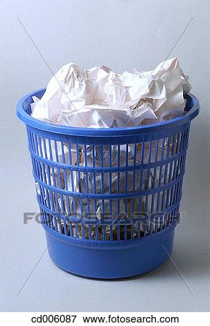 Stock Photo - Wastebasket. Fotosearch