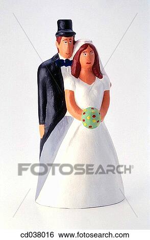Stock Photograph - Wedding figures. Fotosearch