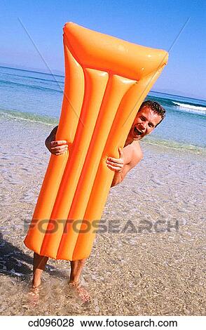 air-bed, beach, amusement, air mattress View Large Photo Image Stock Photo - air-bed, beach, amusement, air mattress. Fotosearch