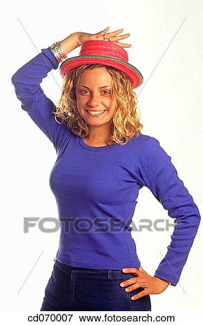 amusement, carefree, blond, adolescence View Large Photo Image Stock Photo - amusement, carefree, blond, adolescence. Fotosearch