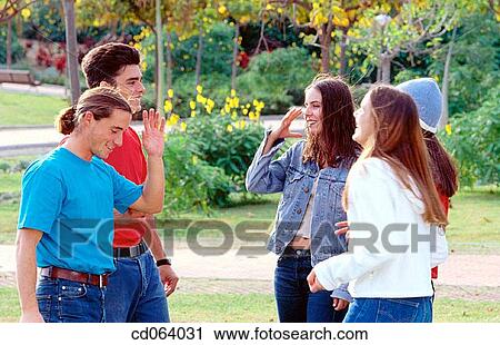 amusement, carefree, brunette, boy, adolescence View Large Photo Image Stock Image - amusement, carefree, brunette, boy, adolescence. Fotosearch