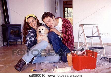 animal, black hair, Best friend, at-home, affection View Large Photo Image Stock Image - animal, black hair, Best friend, at-home, affection. Fotosearch
