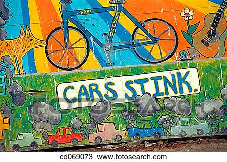 Anti-car graffiti View Large Photo Image Stock Image - Anti-car graffiti. Fotosearch