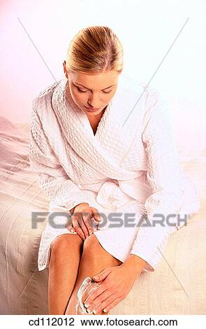 apply, Beauty Care, beauty, bathrobe, activity View Large Photo Image Stock Image - apply, Beauty Care, beauty, bathrobe, activity. Fotosearch