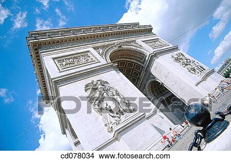 Picture - Arc de Triomphe. Paris. France.. Fotosearch