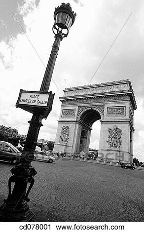 Stock Image - Arc de Triomphe. Paris. France.. Fotosearch