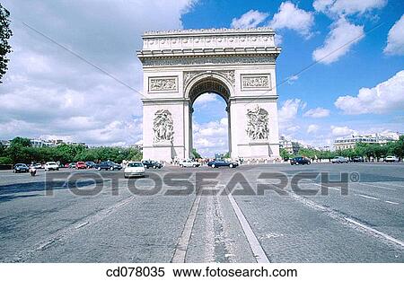 Stock Photography - Arc de Triomphe. Paris. France.. Fotosearch