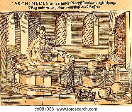 Stock Photograph - Archimedes, mathematician and inventor in ancient Greece (3rd century bc). Fotosearch