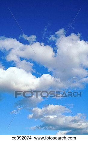 atmosphere, cloud, blue, background, air View Large Photo Image Picture - atmosphere, cloud, blue, background, air. Fotosearch