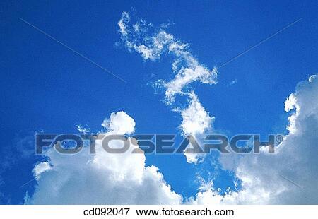 atmosphere, cloud, blue, background, air View Large Photo Image Stock Photo - atmosphere, cloud, blue, background, air. Fotosearch
