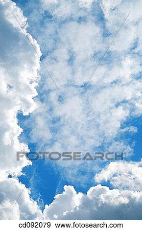 atmosphere, cloud, blue, background, air View Large Photo Image Stock Photo - atmosphere, cloud, blue, background, air. Fotosearch