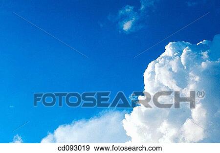atmosphere, cloud, blue, background, air View Large Photo Image Stock Photo - atmosphere, cloud, blue, background, air. Fotosearch
