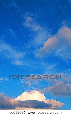 atmosphere, cloud, blue, background, air View Large Photo Image Stock Photography - atmosphere, cloud, blue, background, air. Fotosearch