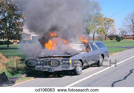 automobile, danger, car, burning, accident View Large Photo Image Stock Image - automobile, danger, car, burning, accident. Fotosearch