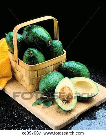 Stock Photo - Avocado pears. Fotosearch