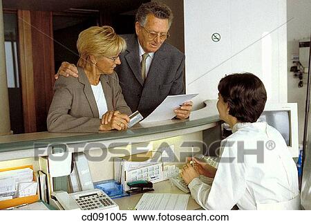 baby boomer, clinic, back view, Admission desk View Large Photo Image Stock Photography - baby boomer, clinic, back view, Admission desk. Fotosearch