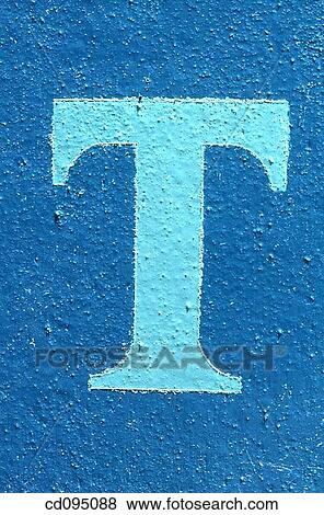 Stock Photo - background, Close-up, character, blue, alphabet. Fotosearch