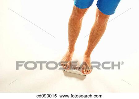 Stock Photography - barefoot, Bathroom scale, beauty, Beauty Care, body. Fotosearch