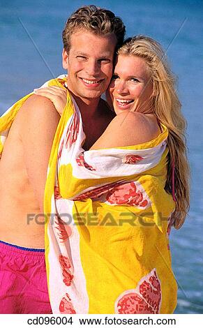 bathing-suit, blond, beach, affection View Large Photo Image Picture - bathing-suit, blond, beach, affection. Fotosearch