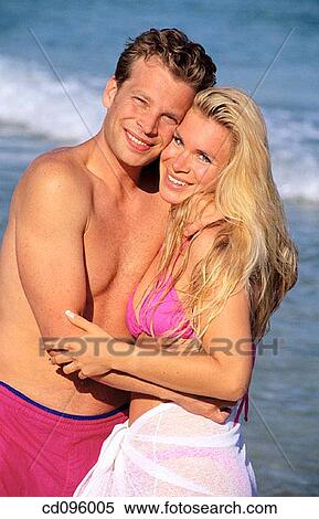 bathing-suit, blond, beach, affection View Large Photo Image Stock Photography - bathing-suit, blond, beach, affection. Fotosearch
