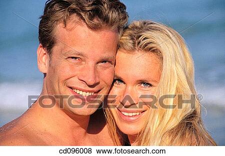 beach, Close-up, blond, affection View Large Photo Image Stock Photo - beach, Close-up, blond, affection. Fotosearch