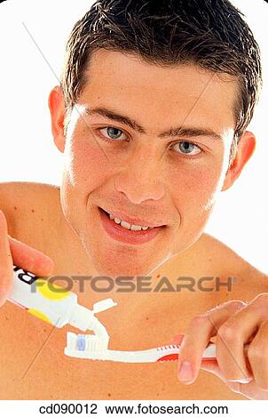 Stock Image - beauty, Beauty Care, black hair, brush. Fotosearch