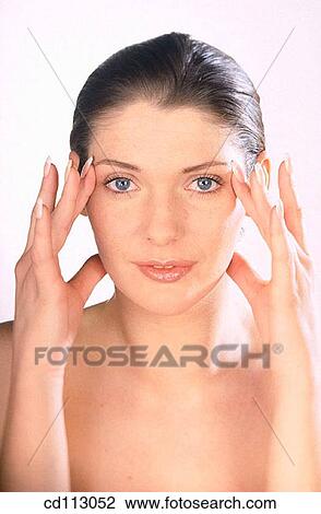 beauty, Beauty Care, brunette, Close-up View Large Photo Image Stock Image - beauty, Beauty Care, brunette, Close-up. Fotosearch