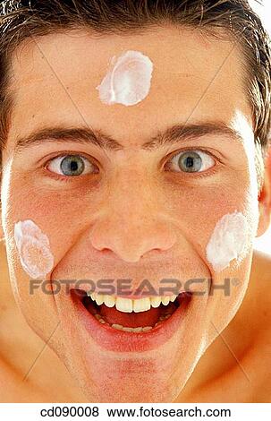 Stock Photo - beauty, Body care, black hair, Beauty Care, amusing. Fotosearch