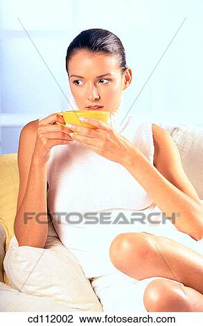 beauty, brunette, Beauty Care, at-home View Large Photo Image Stock Image - beauty, brunette, Beauty Care, at-home. Fotosearch
