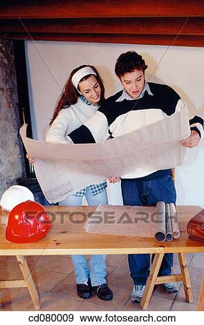 Best friend, carefree, brunette, blueprint, absorbed View Large Photo Image Stock Photo - Best friend, carefree, brunette, blueprint, absorbed. Fotosearch