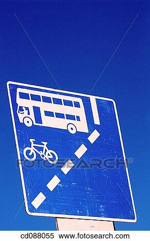 bicycle, blue, bus, Bus lane, buss, Close-up View Large Photo Image Stock Photography - bicycle, blue, bus, Bus lane, buss, Close-up. Fotosearch
