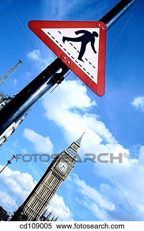 Big Ben and crossing sign. London. England View Large Photo Image Stock Photography - Big Ben and crossing sign. London. England. Fotosearch