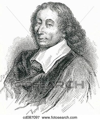 Stock Photo - Blaise Pascal, french physicist, mathematician and religious philosopher (1623-1662). Fotosearch