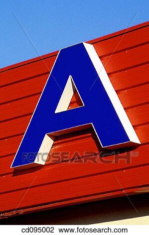 Stock Image - blue, concept, Close-up, character, alphabet. Fotosearch