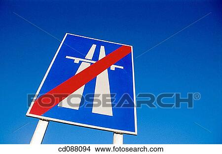 blue, concept, day, end, End of motorway View Large Photo Image Picture - blue, concept, day, end, End of motorway. Fotosearch