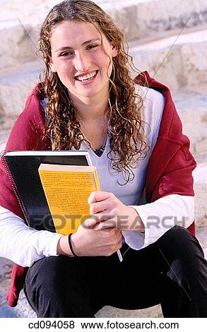 book, Close-up, brunette, adolescence View Large Photo Image Stock Photo - book, Close-up, brunette, adolescence. Fotosearch