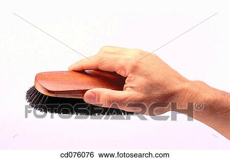 Stock Photograph - brush, clean, cleaning, clipping path, Close-up. Fotosearch