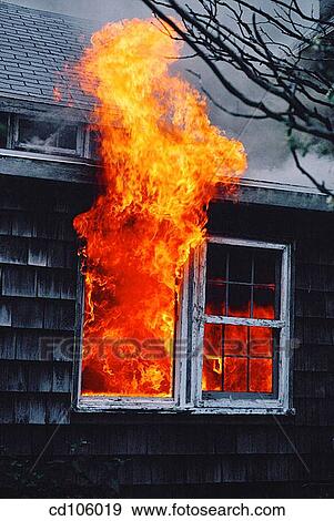 Stock Photo - burning, catastrophe, country, danger, day. Fotosearch