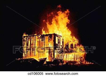 Stock Photography - burning, catastrophe, country, danger, destruction. Fotosearch