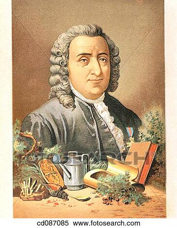 Stock Photography - Carolus Linnaeus, swedish naturalist (1707-1778). Fotosearch