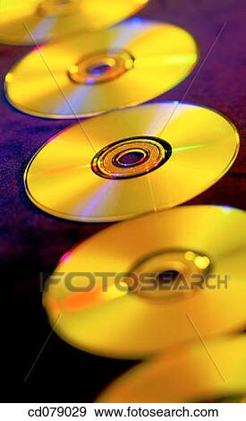 Stock Photo - CDs. Fotosearch