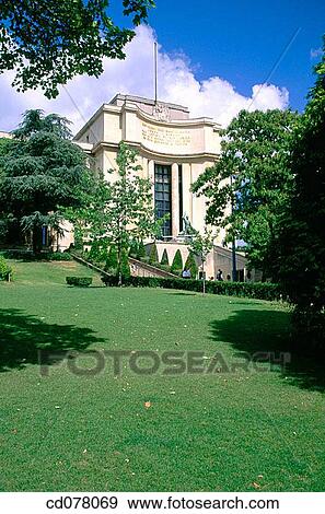 Chaillot Palace. Paris. France. View Large Photo Image Stock Photo - Chaillot Palace. Paris. France.. Fotosearch