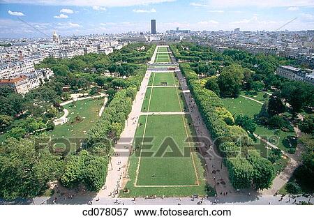Champs de Mars. Paris. France. View Large Photo Image Stock Photo - Champs de Mars. Paris. France.. Fotosearch
