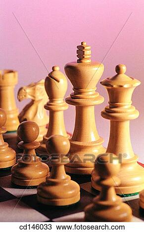Stock Image - Chess pieces. Fotosearch