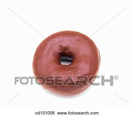 Chocolate donut View Large Photo Image Stock Photograph - Chocolate donut. Fotosearch
